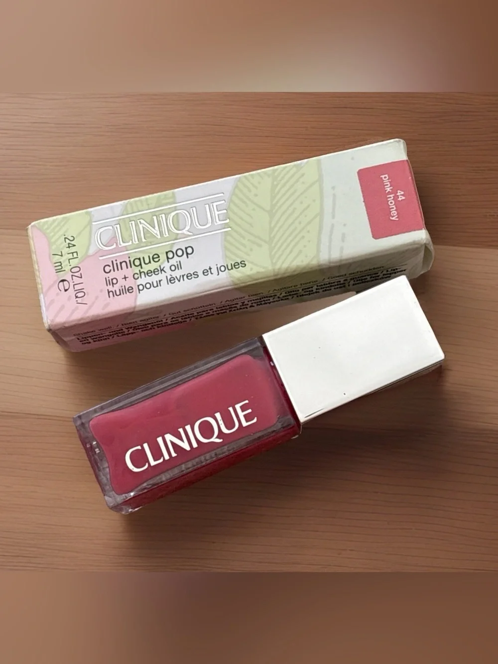 NEW✅ Clinique Pop Lip & Cheek Oil • Pink Honey • Glossy Hydrating Tint